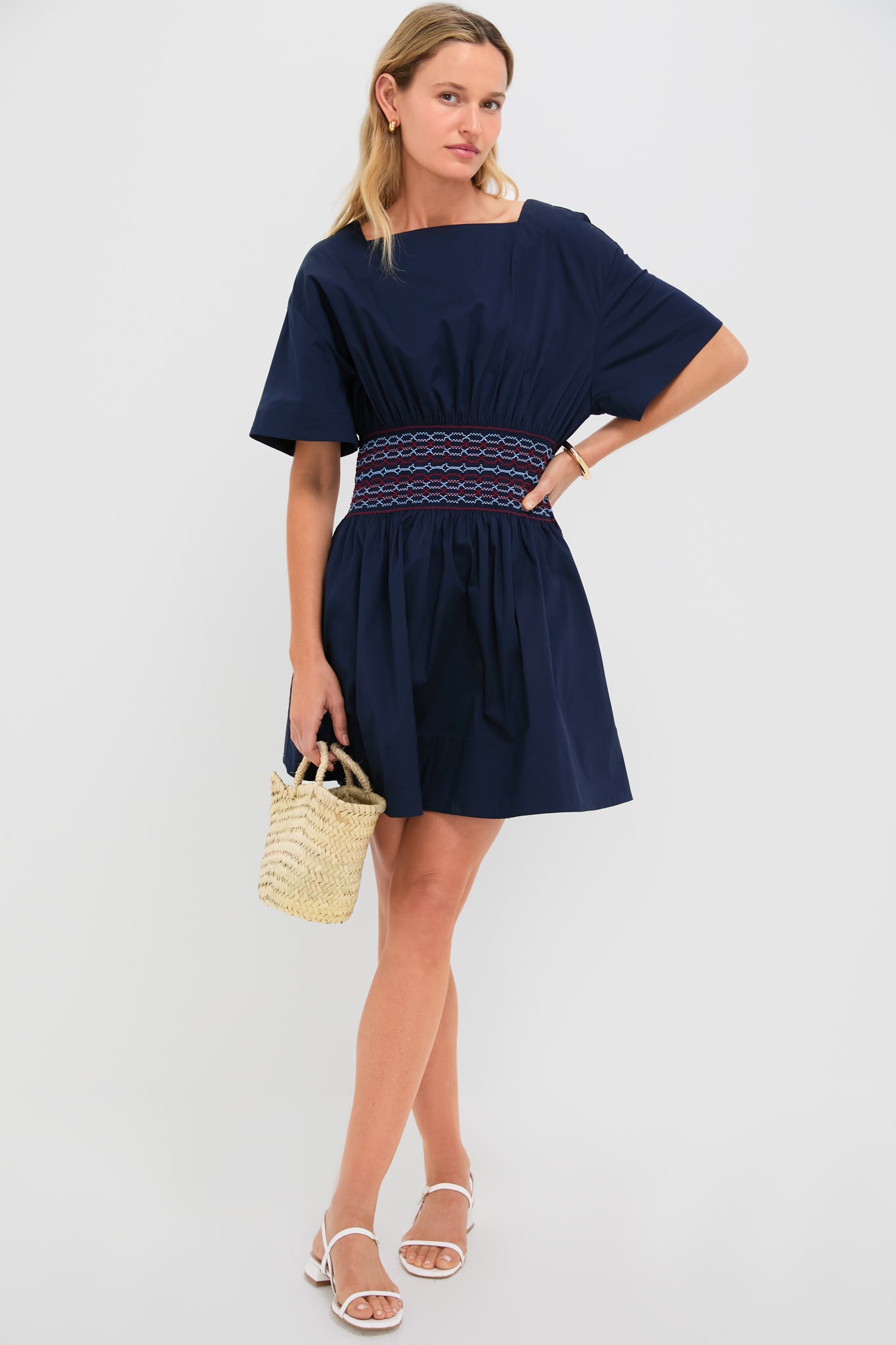 Navy Amy Mini Dress
