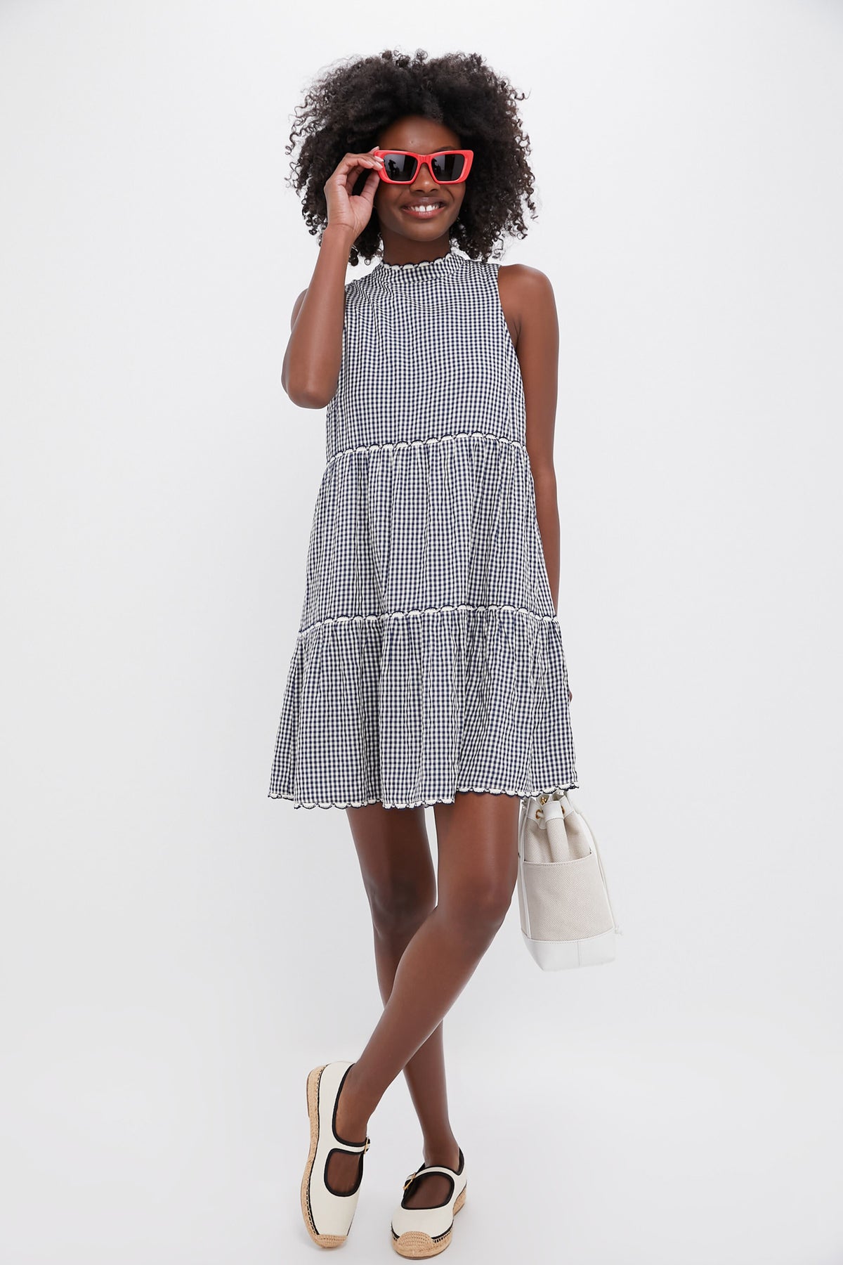 Navy Gingham Morgan Dress | Pomander Place Navy Gingham Morgan Dress | Pomander Place