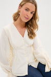 Ivory Pintuck Madison Blouse