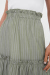 Green Stripe Prado Skirt