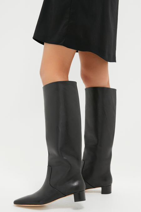 Black Soft Calf Indy Boots