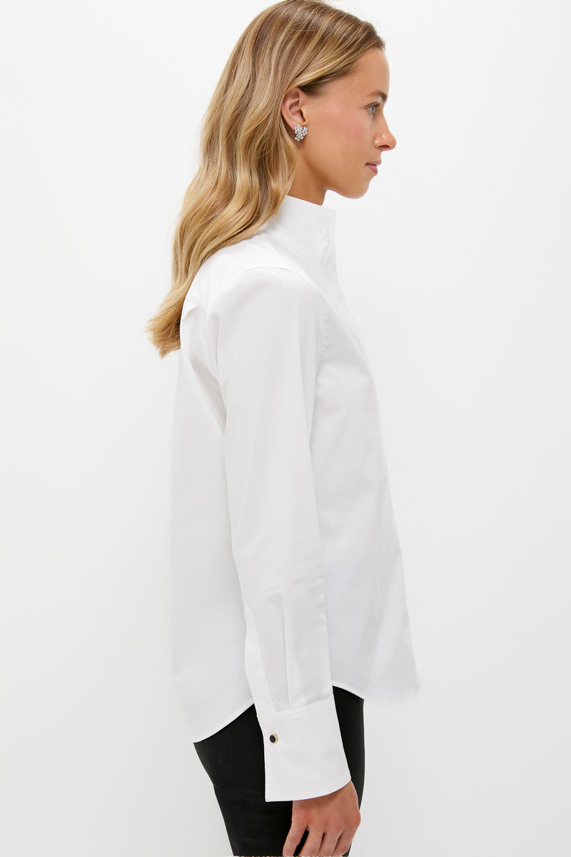 White Bessette Button Down
