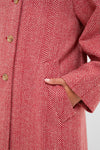 Red Chevron Ugola Coat