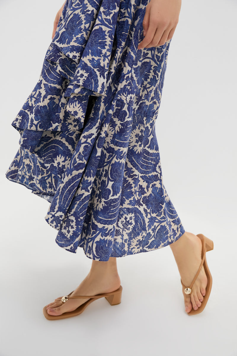 Ocean Sabina Faux Wrap Skirt