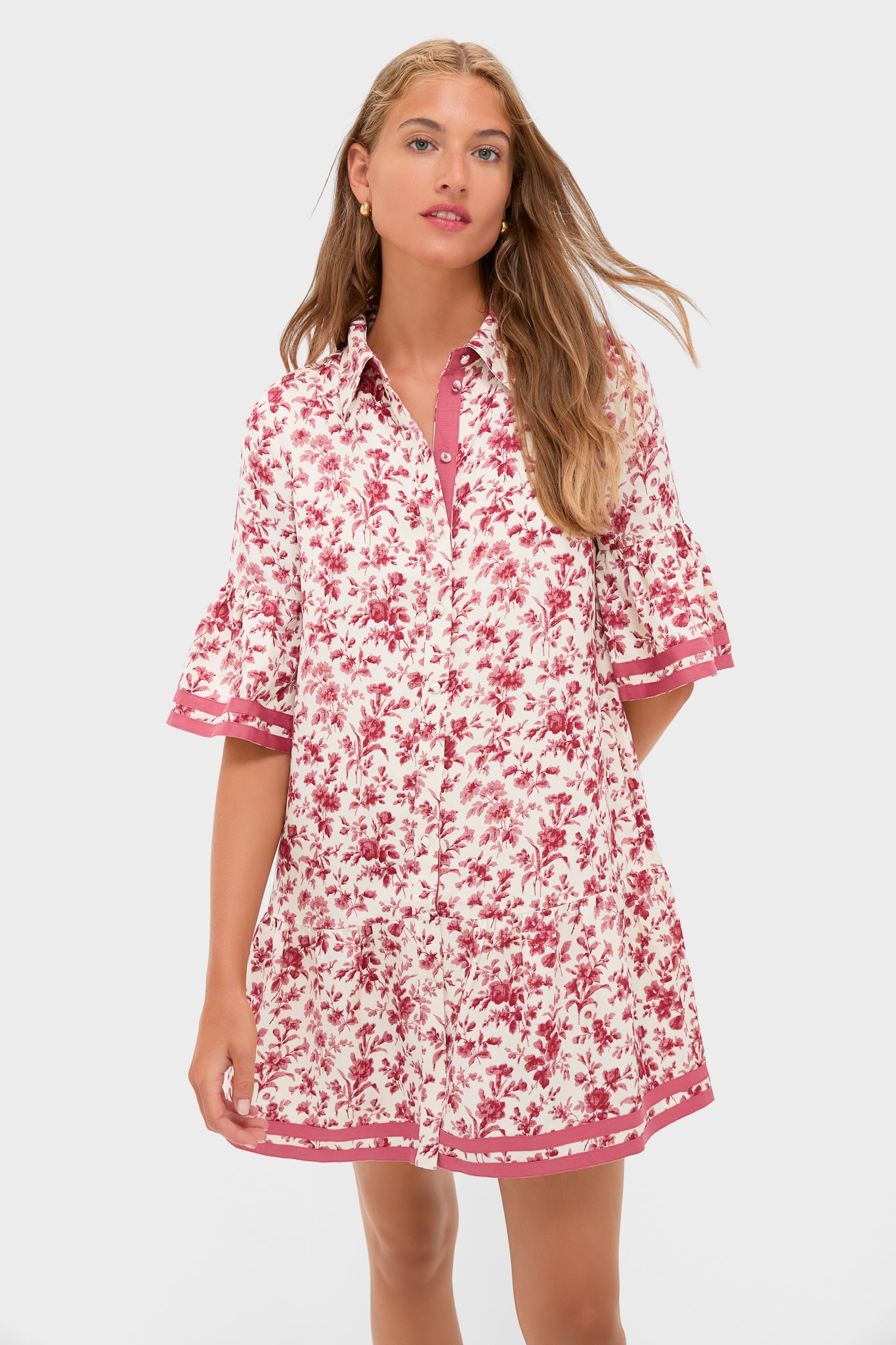 Pomegranate Bloom Rowe Dress