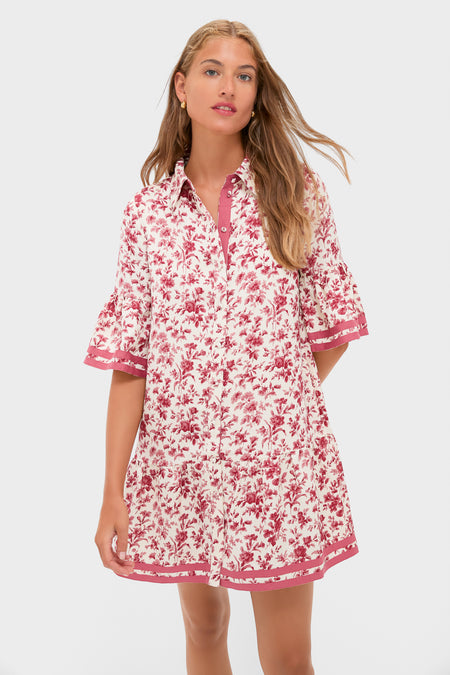 Pomegranate Bloom Rowe Dress