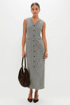 Gun Club Check Form Maxi Dress