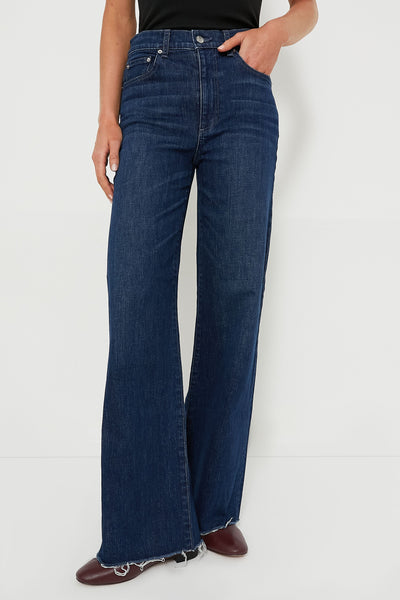 Free People outlets Charlie Wide Leg High Rise Light Blue Wash Jeans