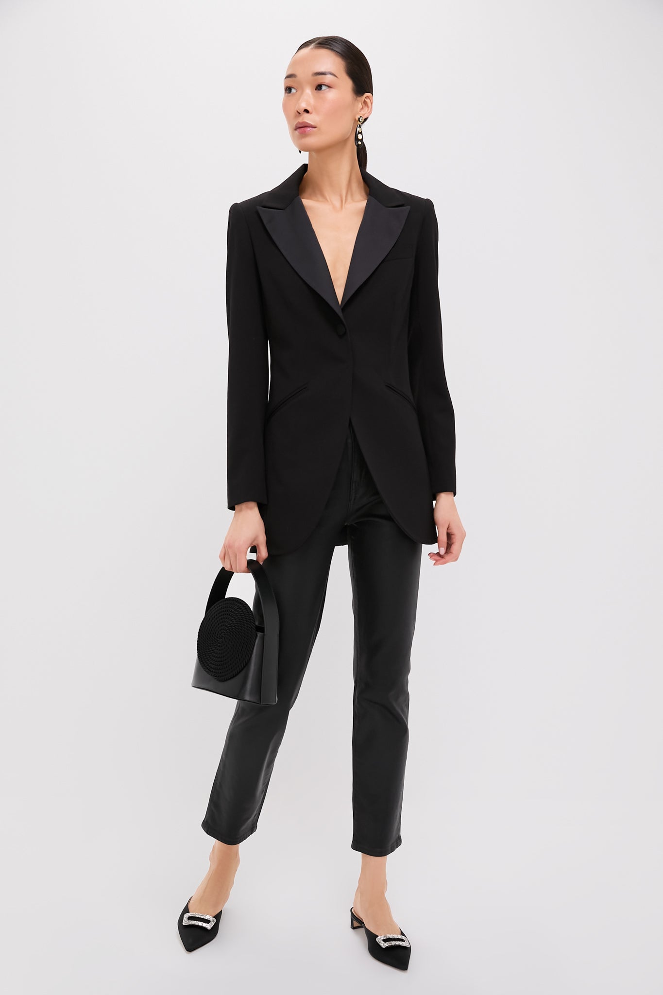 Satin Lapel Emile Blazer | Tuckernuck