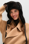 Brown Fur Flap Hat