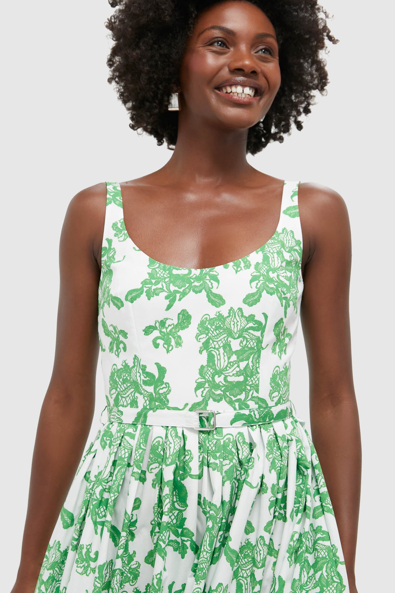 Guipure Floral Eglantine Midi Dress