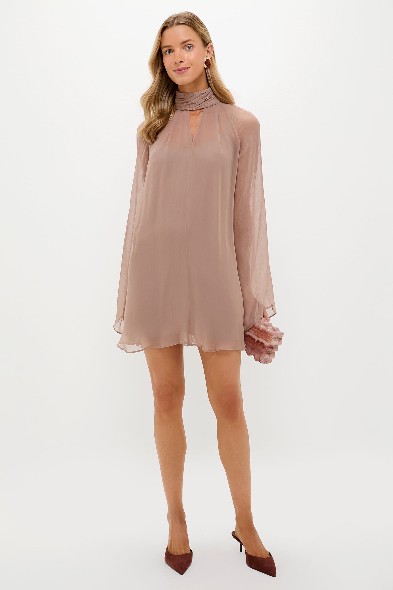 Taupe Esther Mini Dress
