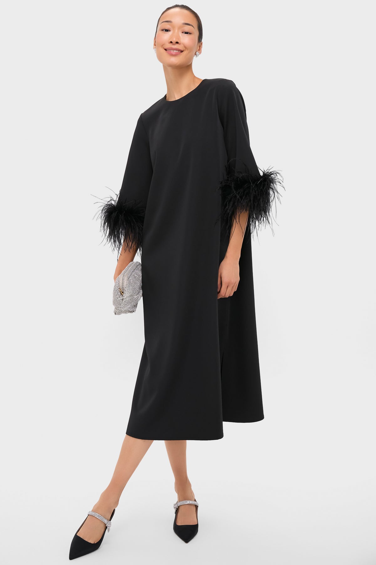 Black Feather Jamie Dress Tuckernuck Black / XXS Black Feather Jamie Dress Tuckernuck Black / XXS