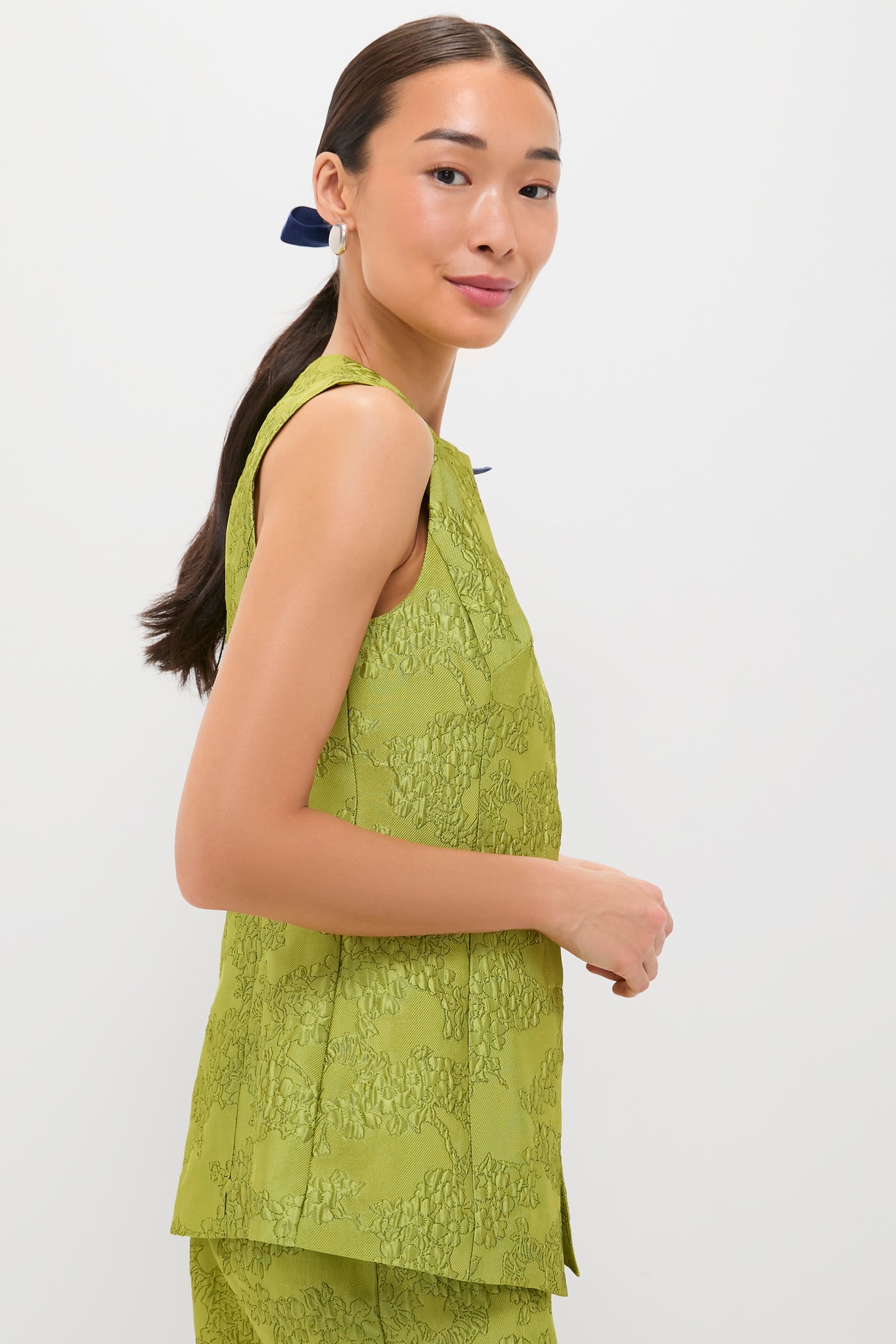 Brocade Metallic Duke Top