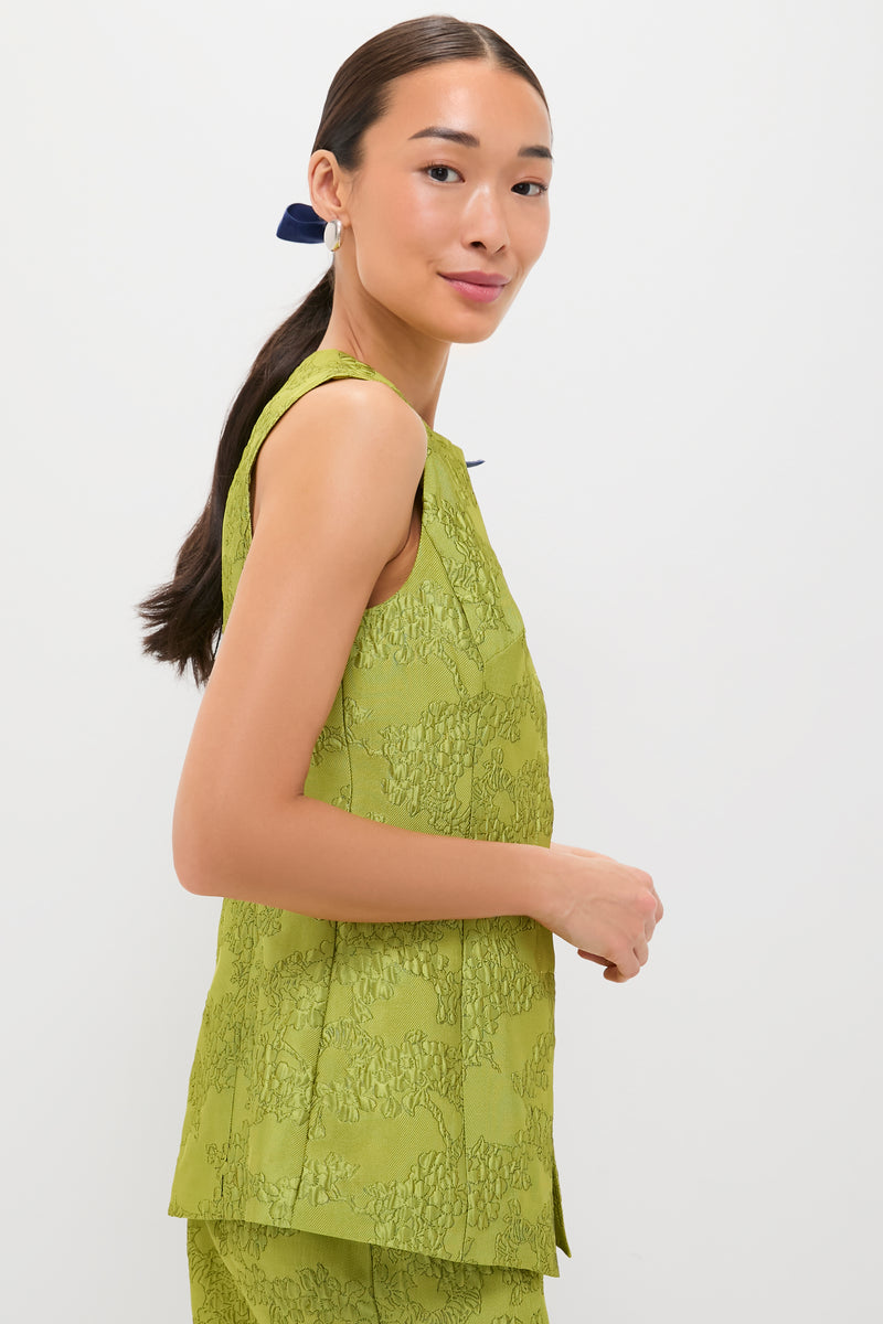 Brocade Metallic Duke Top