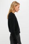 Black Cashmere Riley Cardigan