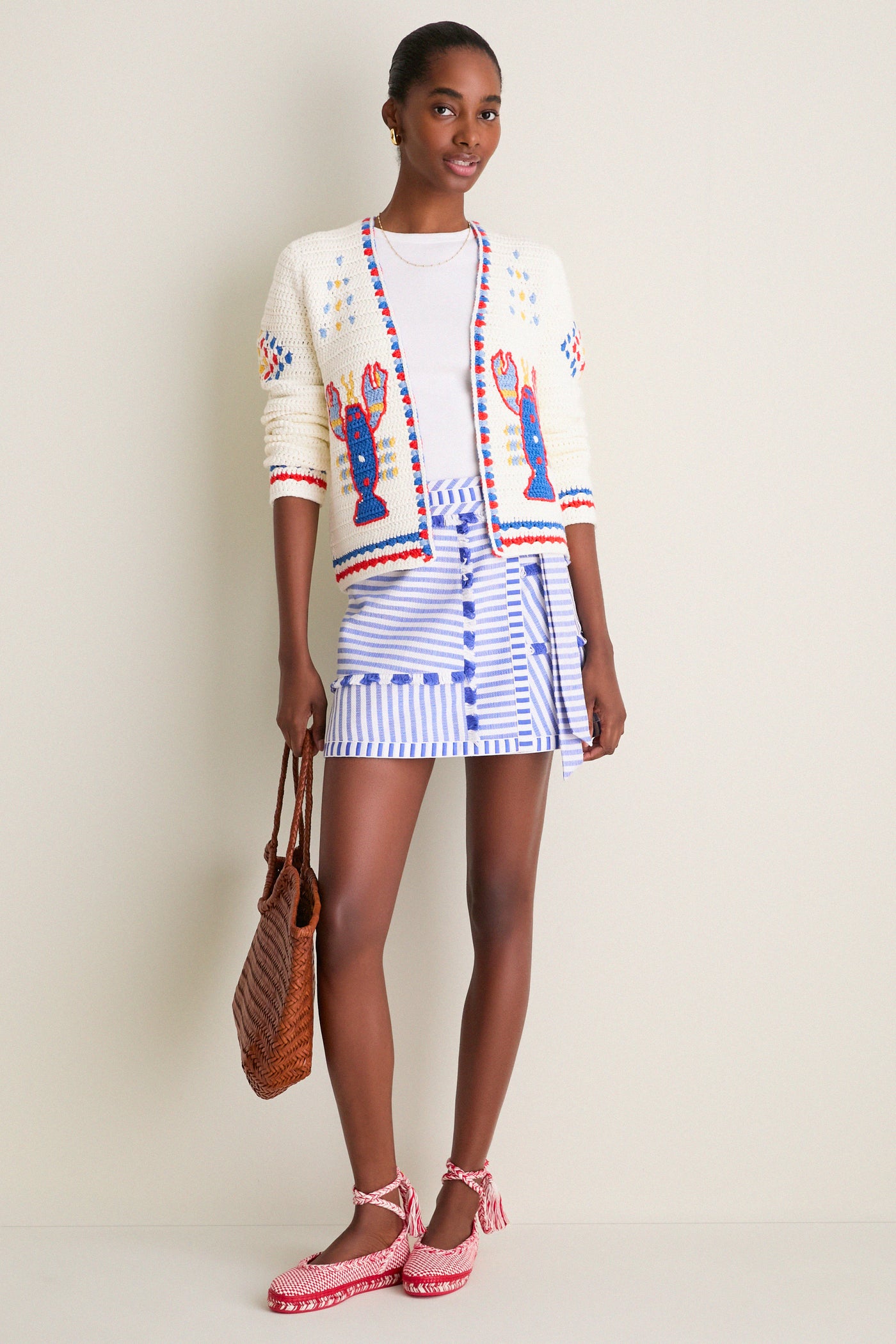 Coastal Stripe Bay Skirt