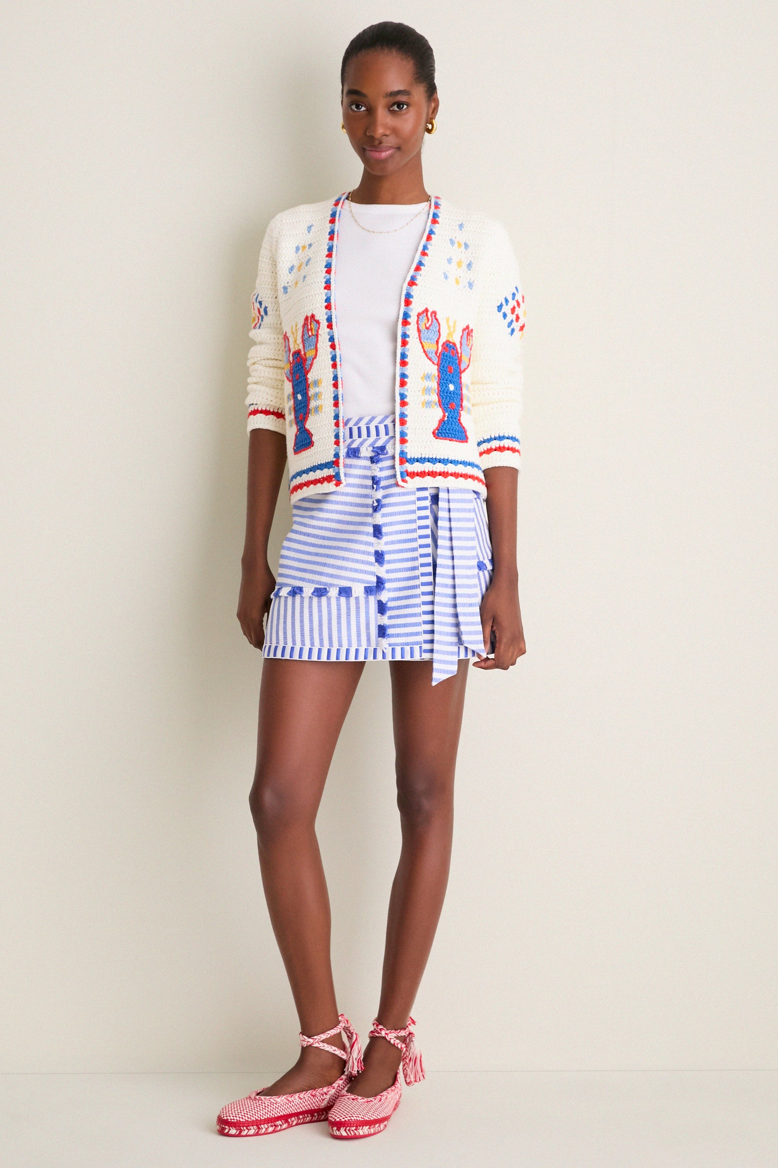 Coastal Stripe Bay Skirt