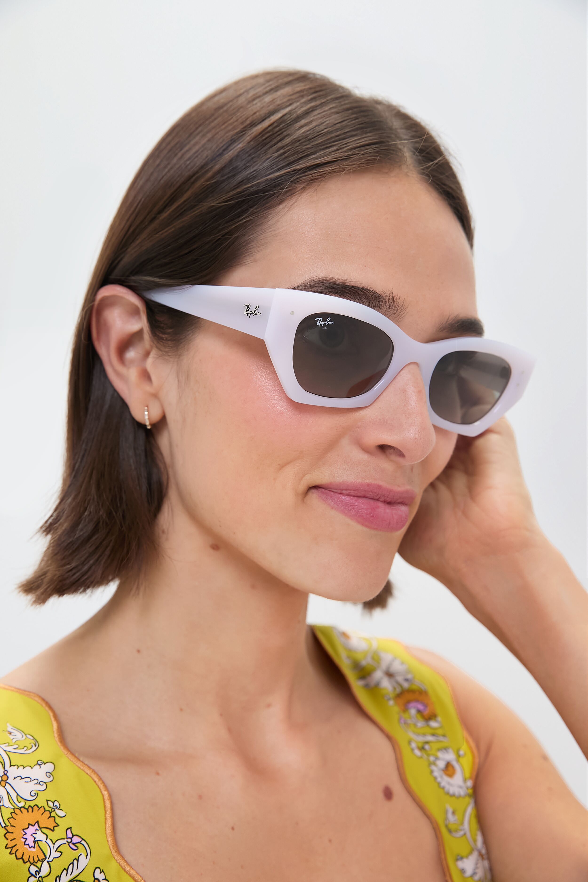 White Snow Zena Sunglasses | Ray-Ban