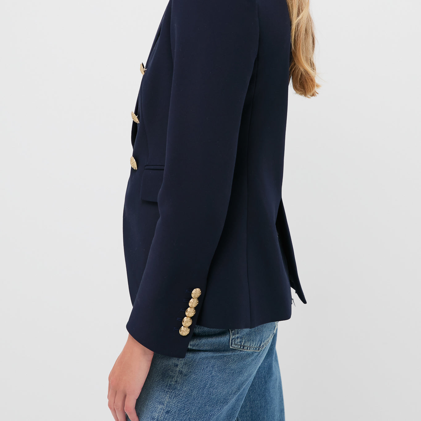 Navy Miller Dickey Jacket | Veronica Beard
