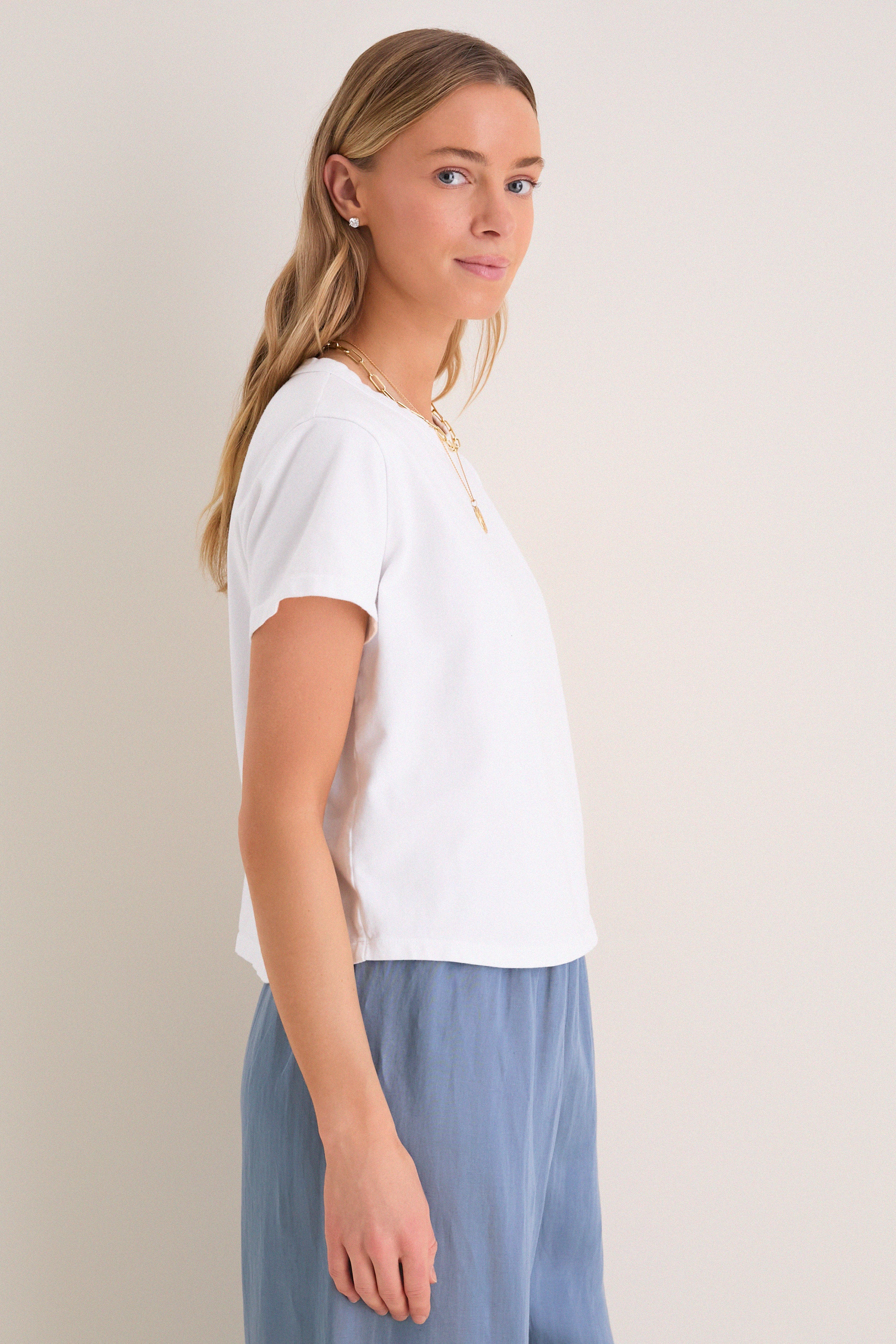 White Parker Classic Tee | Tuckernuck