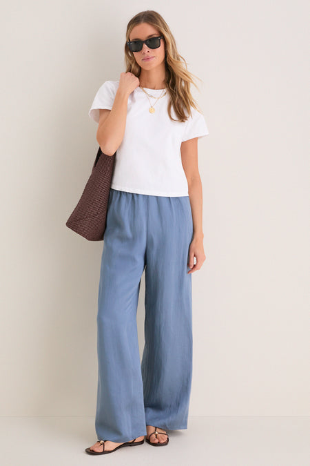 White Parker Classic Tee