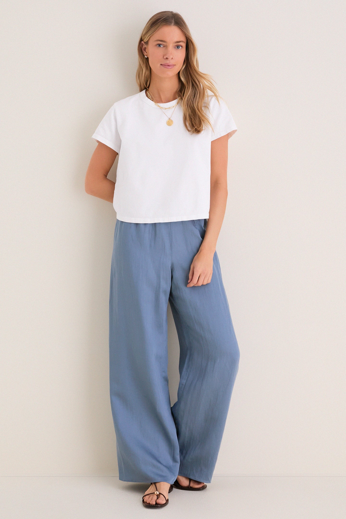 White Parker Classic Tee