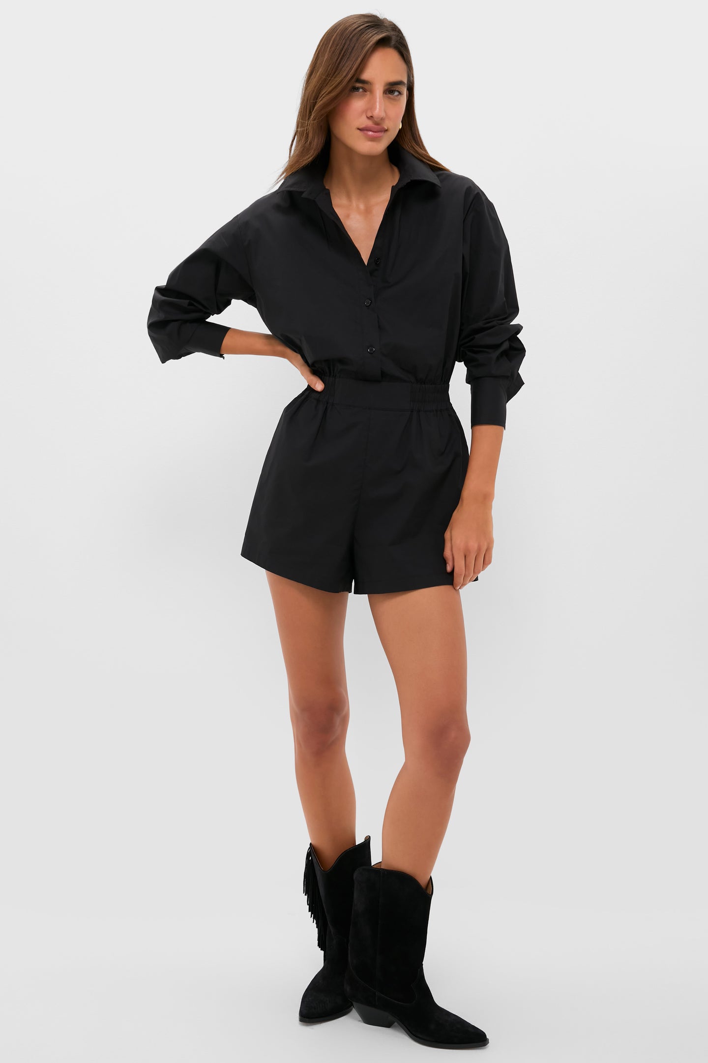 Black Hartwell Playsuit