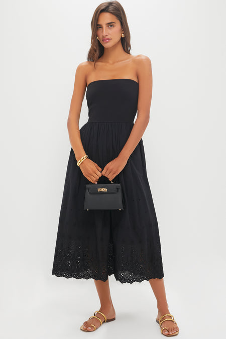 Black Harper Midi Dress