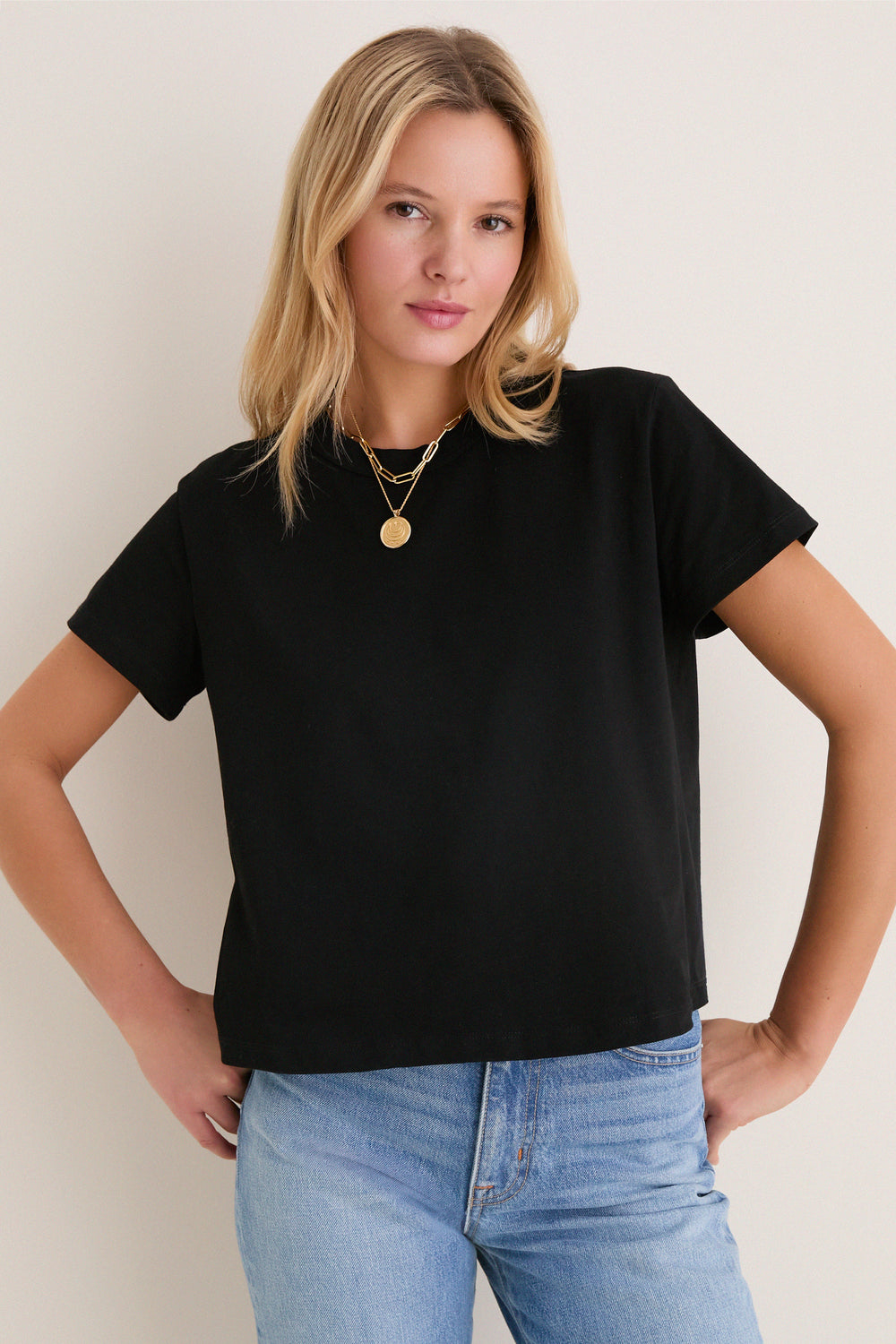Black Parker Classic Tee