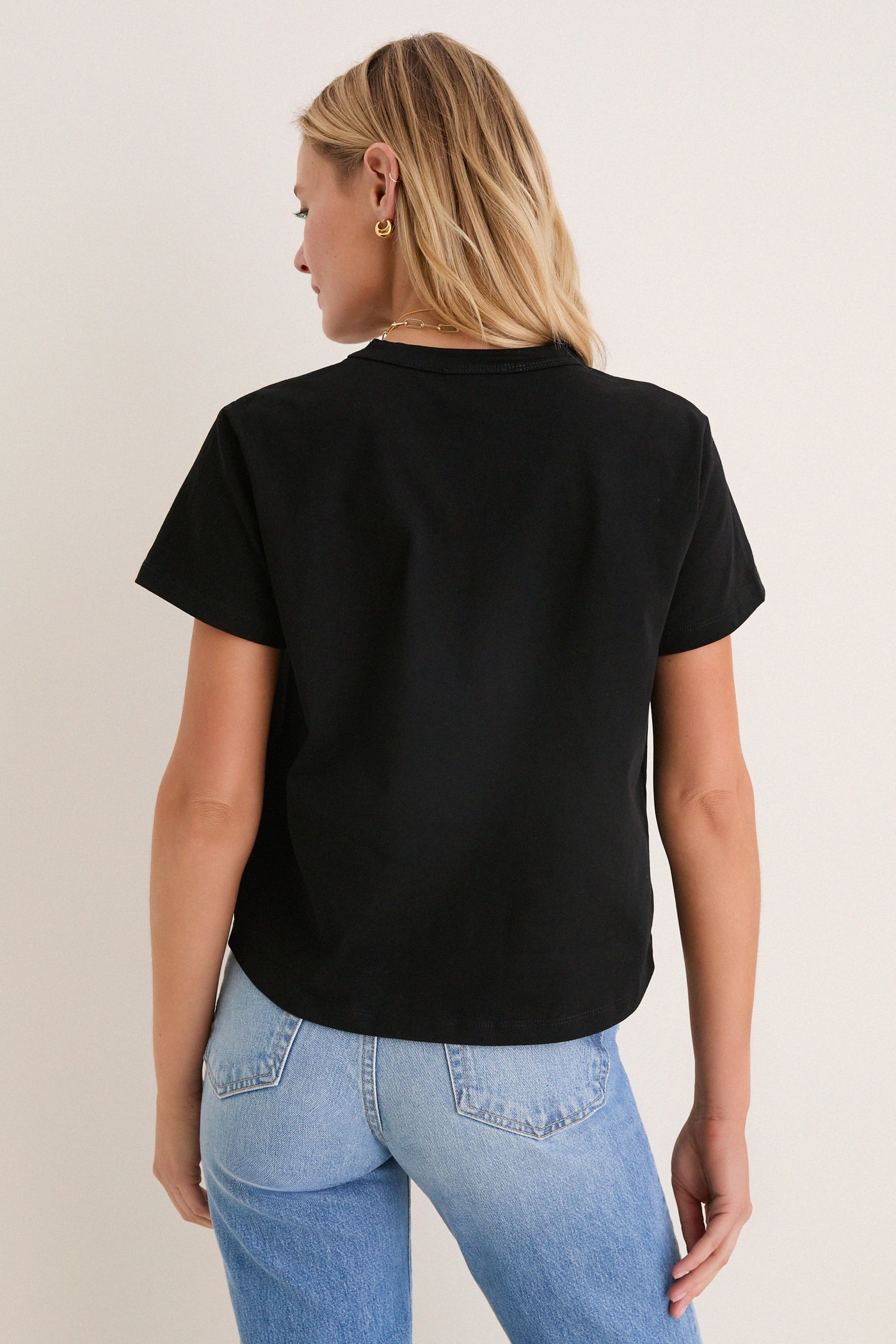 Black Parker Classic Tee