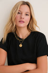 Black Parker Classic Tee