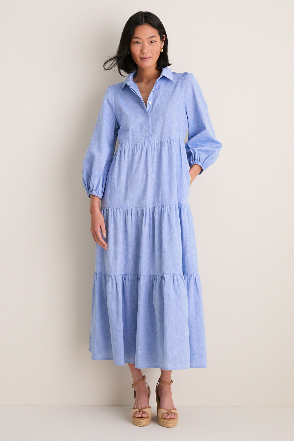 Chambray Mabel Maxi Dress