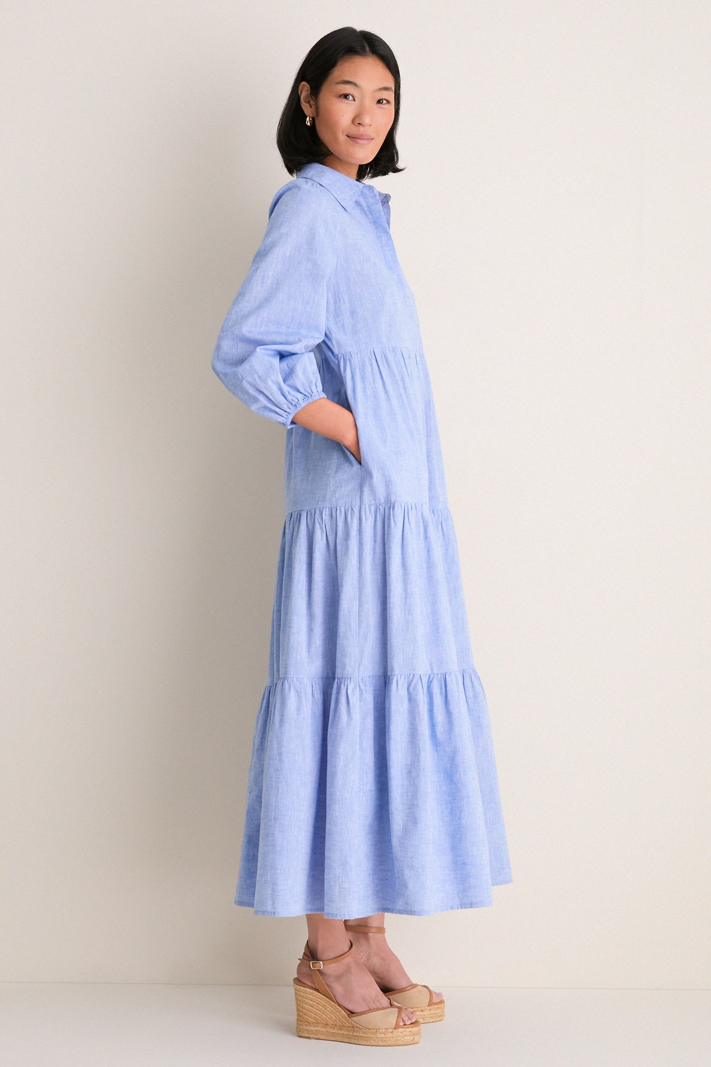 Chambray Mabel Maxi Dress