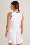 Americana Stripe Performance Jersey Kemper Tennis Dress