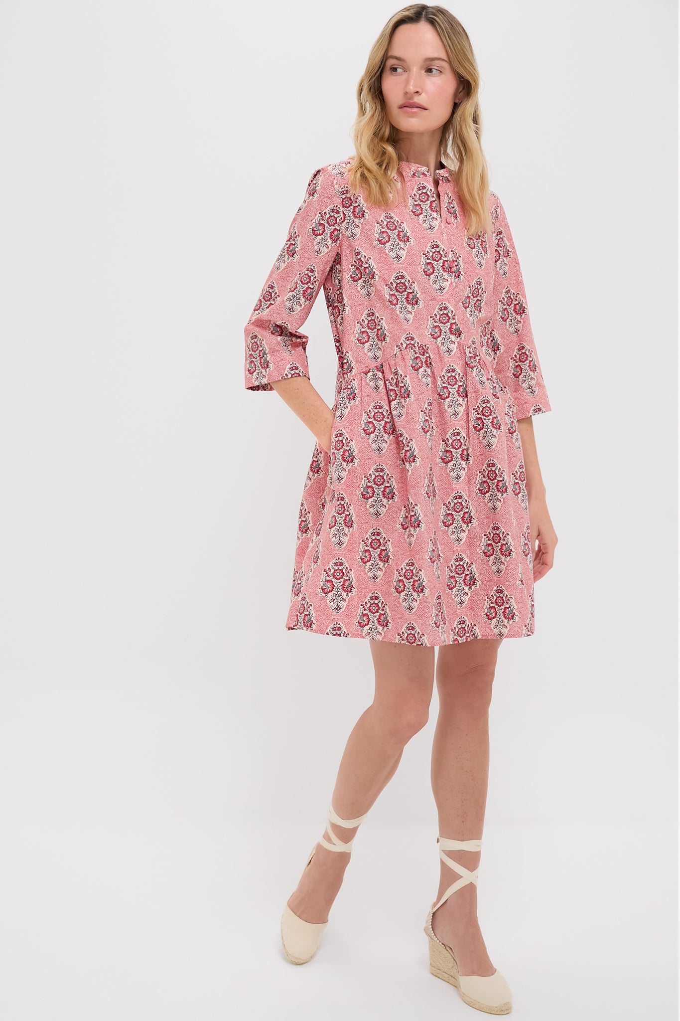 Scarlet Sonata Royal Shirt Dress