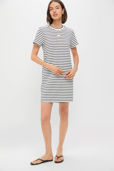 Blue Stripe Aimee Mini Dress