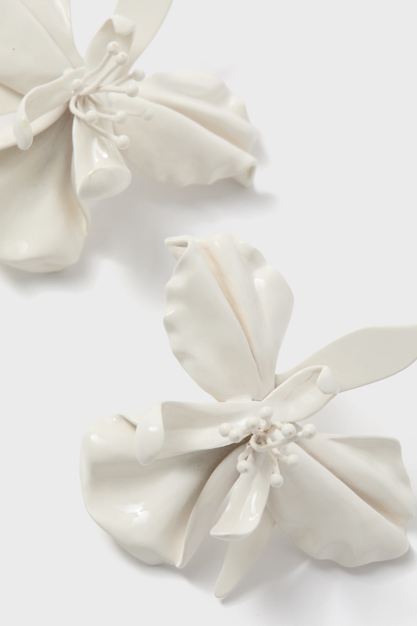 White Mila Earring