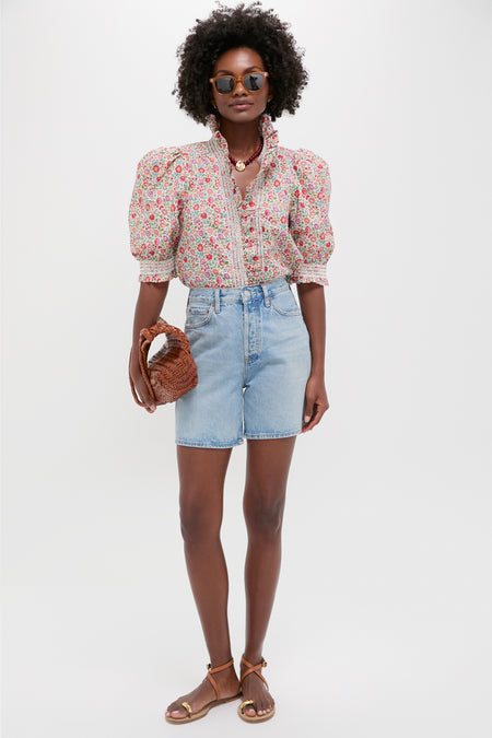 Gold Spiral Gemstone Pendant Necklace