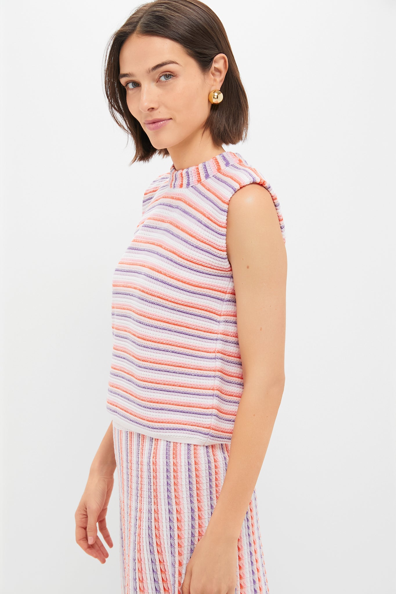 Lilac Multi Campari Top