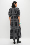 Exclusive Aces Wild Black Palmer Dress