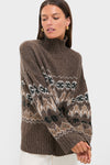 Oak Moss Fairisle Cecie Sweater