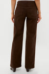 Brown Joanne Low Rise Wide Leg