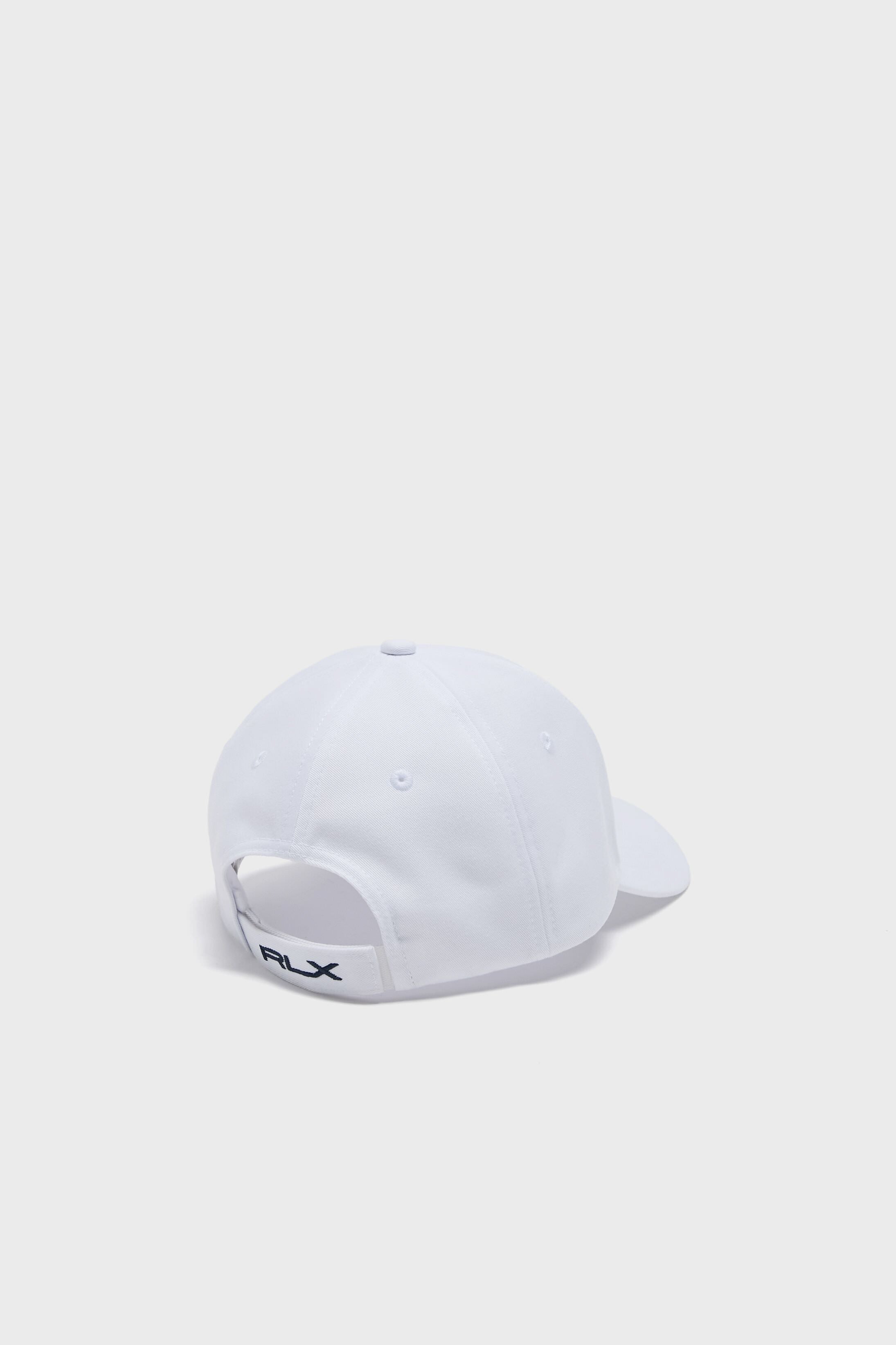 White Twill Polo Player Cap