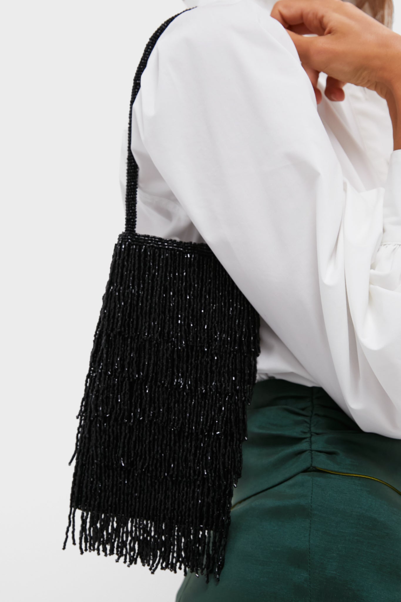 Black Beaded Josephine Mini Bag | Tuckernuck Accessories