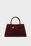 Raisin Suede Veronica Beard Dash Bag