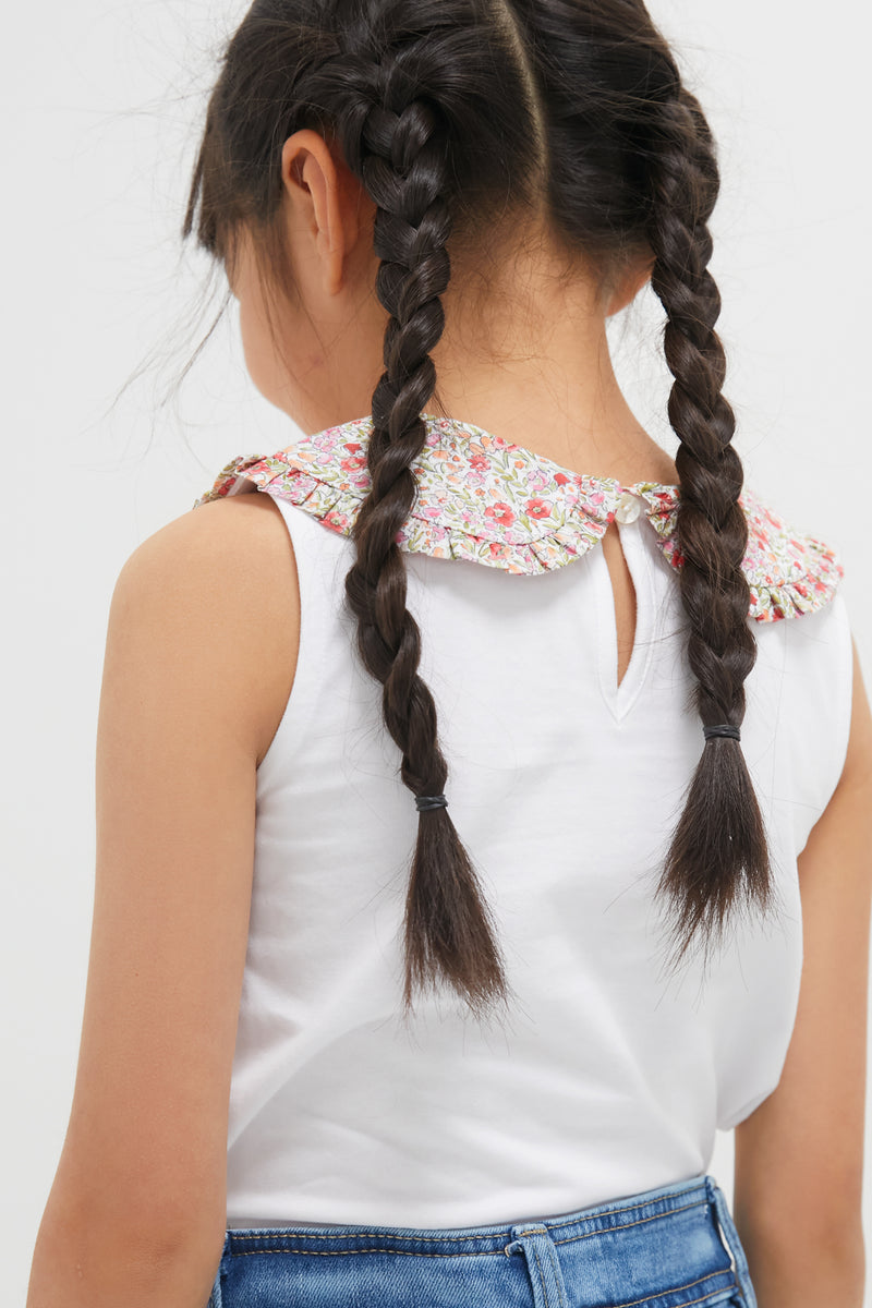 Red Floral Florentina Top