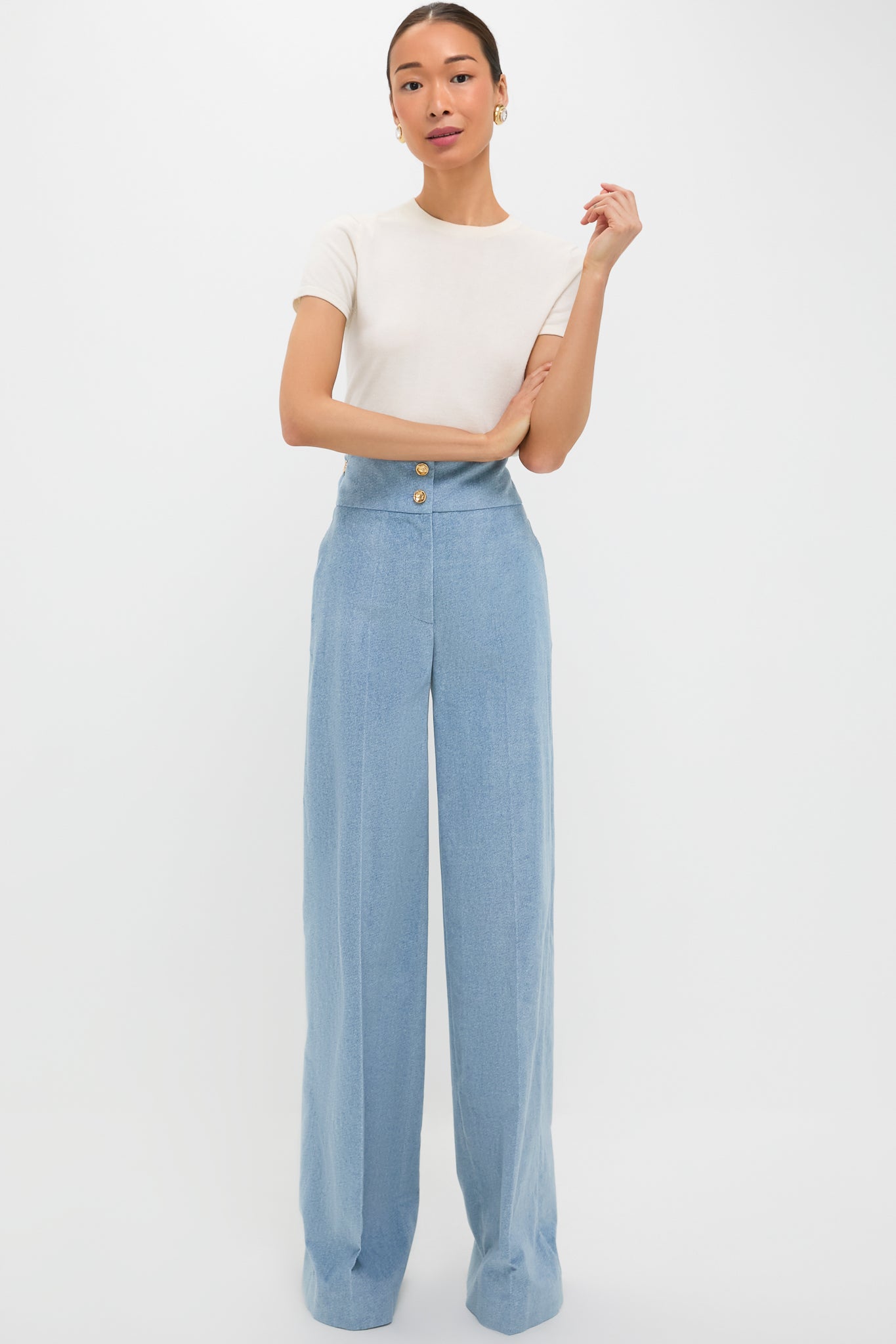 Steel Blue Rudy Pants | Altuzarra