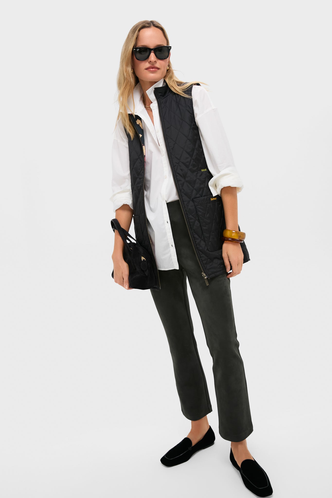 Black Barbour x Tuckernuck Reversible Paisley Vest | Barbour