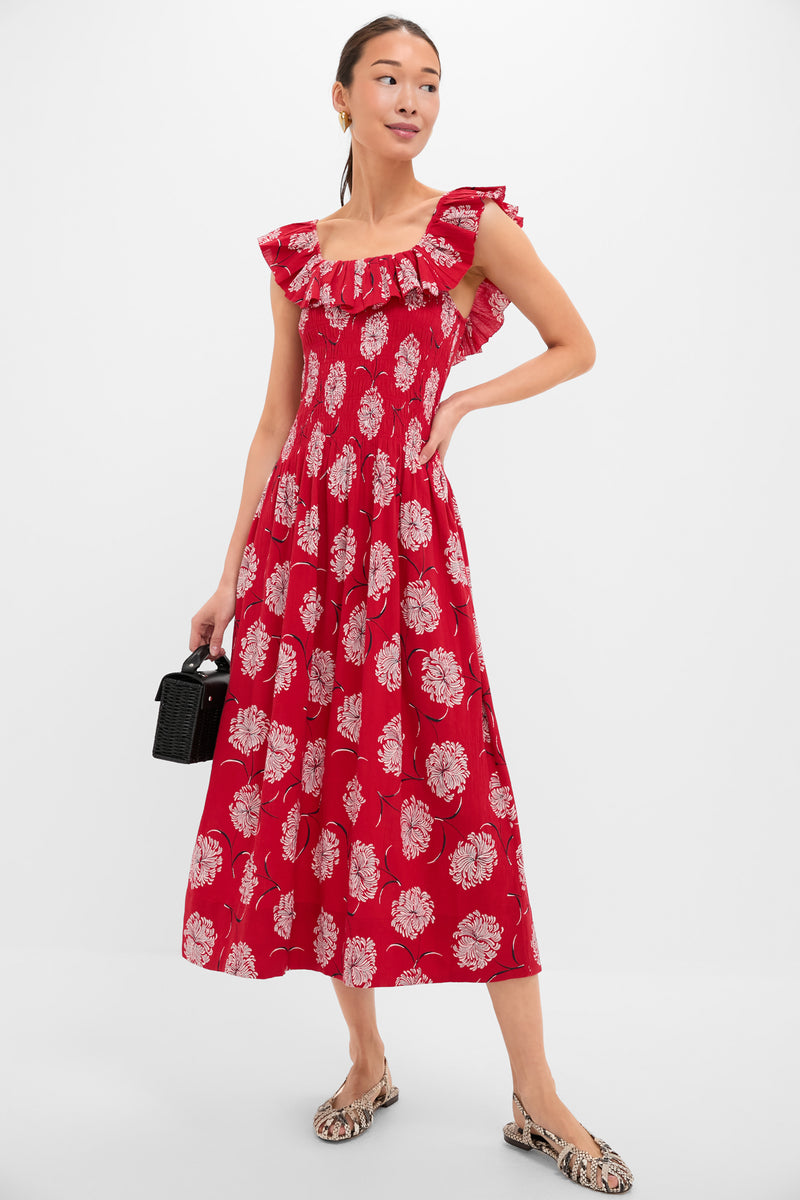 True Red Dancing Floral The Havana Dress